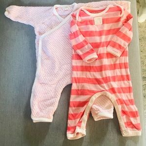 Organic Burt’s bee jumper set of 2 size 3-6 month